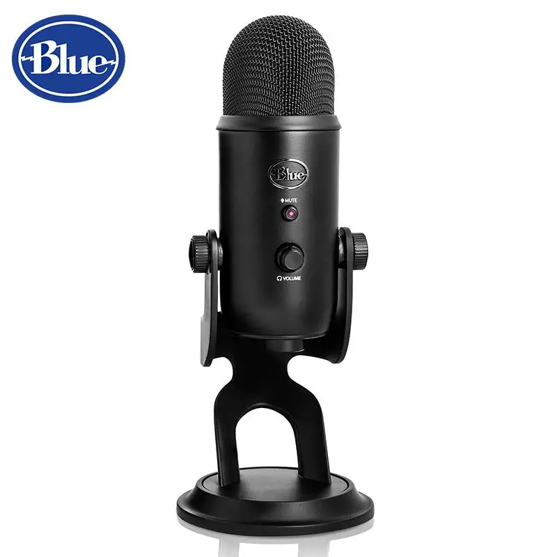 cheap!!!- Original Blue Yeti USB Condenser Microphone For Live
Broadcasting And Recording Sound With Inner Sound Card