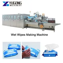 Full Auto Wet Wipes Manufacturing Machine Wet Wipes Machinery Production Line Wipes Machine Production Line Wet Tissues