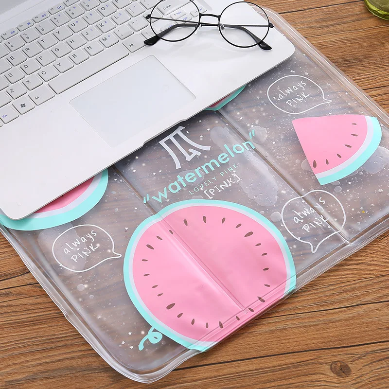 Summer Ice Pad Cartoon Transparent Cooling Heat Dissipation Office Car Students Nap PVC Cold Pad 4316