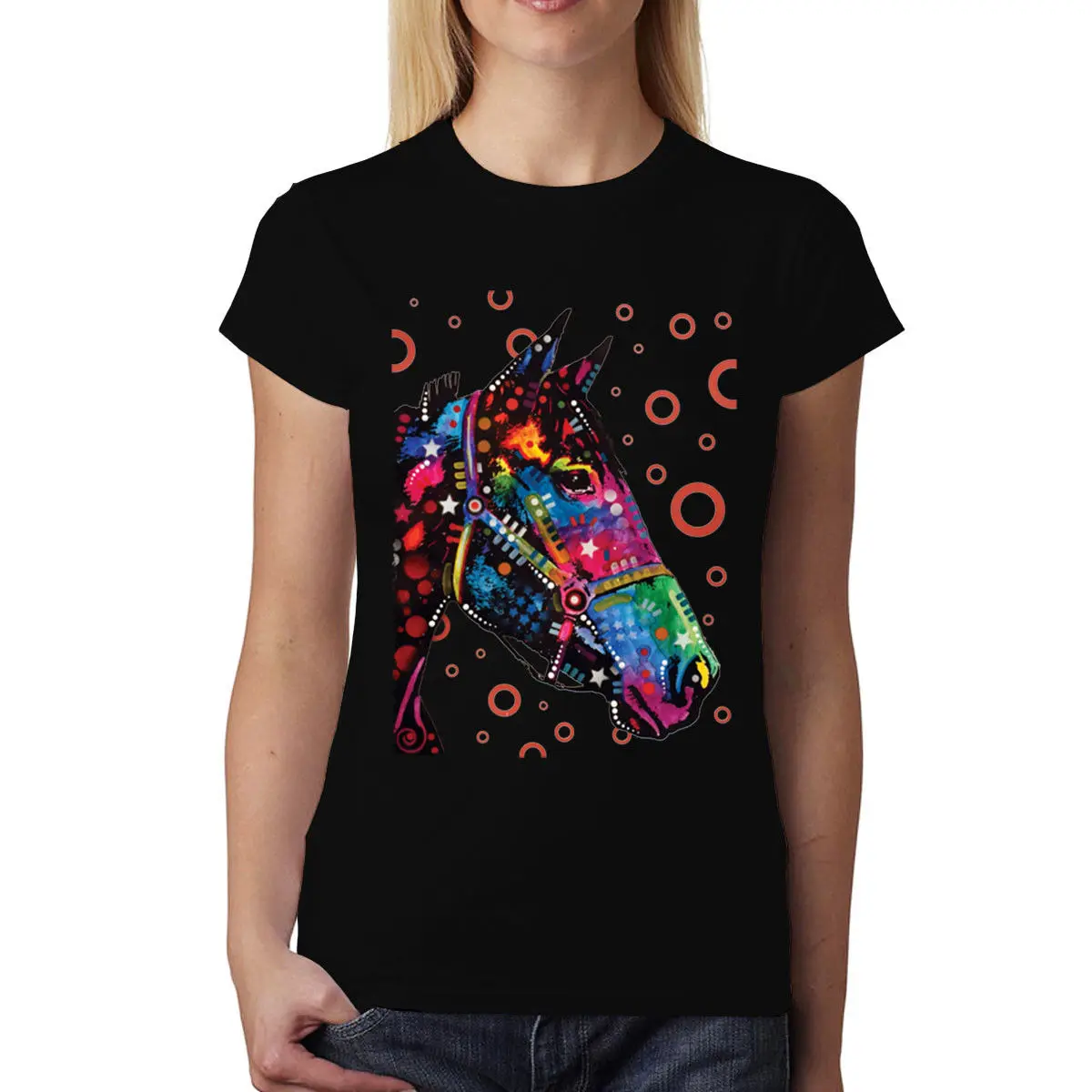 Конский жгут женская футболка s-xl