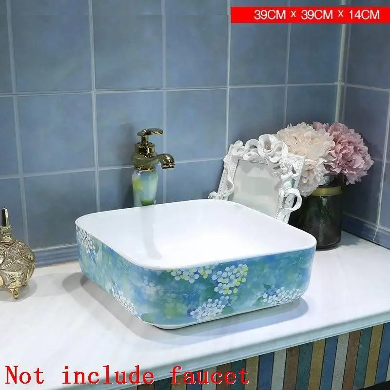 Number 16 Evier сосуд чаша Umywalka туалетный столик Lavandino Bagno черный Lavabo De Mano Waschtisch Cuba Pia Banheiro Ванная раковина умывальник - Цвет: Number 16