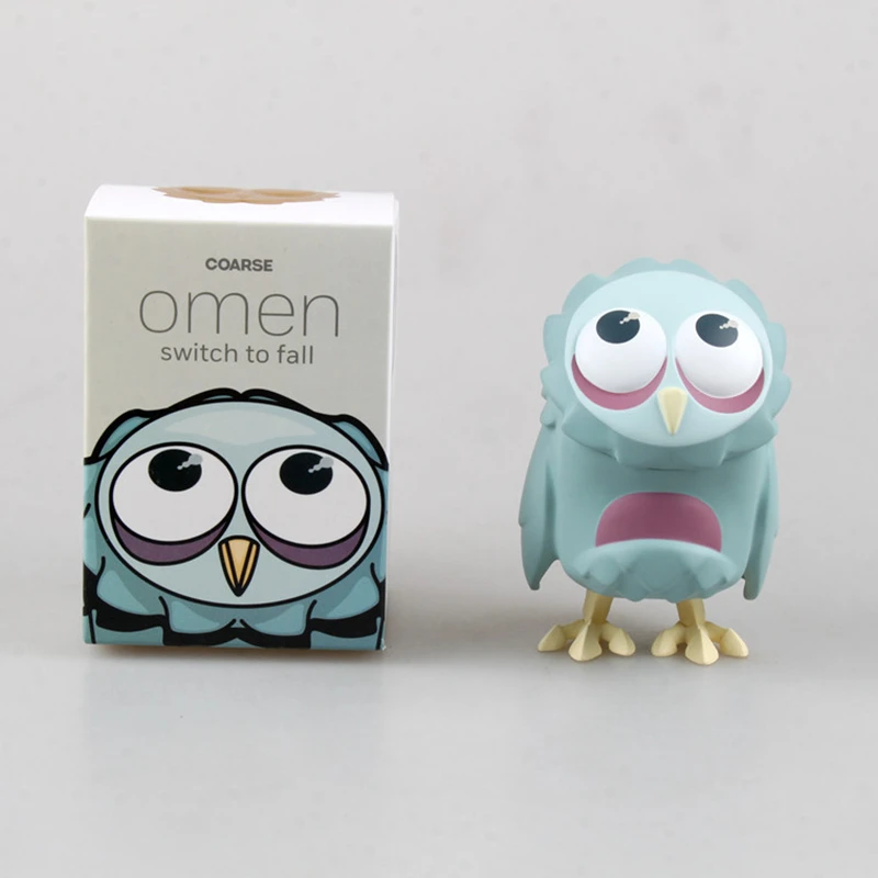 12 Style Lovely Owl Series Toy Cute Animal Model Coarsetoys Omen Figma 3.5" Action Figure Toys