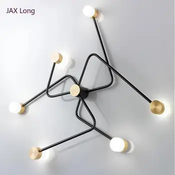 

Nordic LED Iron Wall Lamp Indoor Decor Wall Sconce Lamps Stair Dining Living Room Hotel Bedside lamp Bedroom Designer Wall Light