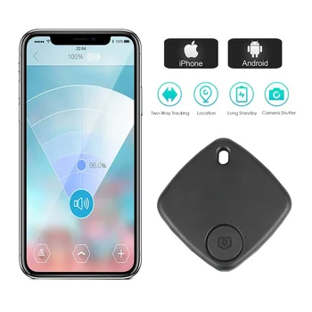 

Mini Bluetooth Tracker Anti Lost Alarm Wallet Smart Tag Bluetooth Tracer GPS Locator Keychain for Pet Dog Kids Selfie Remoter