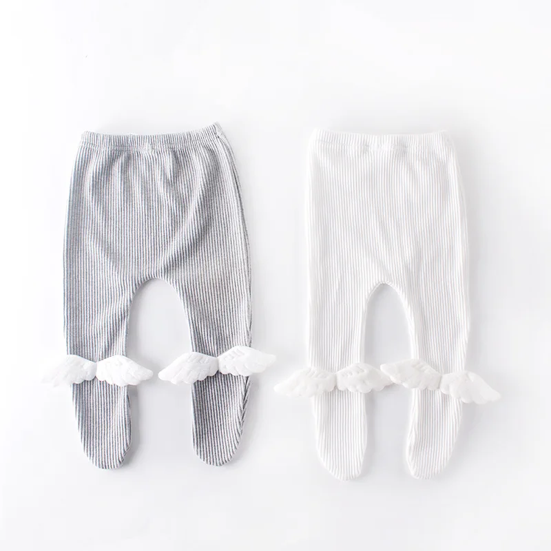

Newborn Baby Girls Pantyhose Kids Infant Collant Pantyhose 0-24M Baby Boy Girl Spring Autumn Winter Angel Wings Tights Cotton