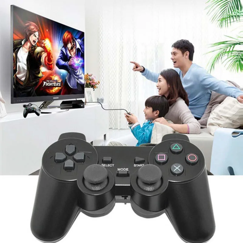 Проводной геймпад для sony PS2 контроллер для Playstation 2 Консоль джойстик Двойной вибрационный шок джойстик беспроводной контроллер