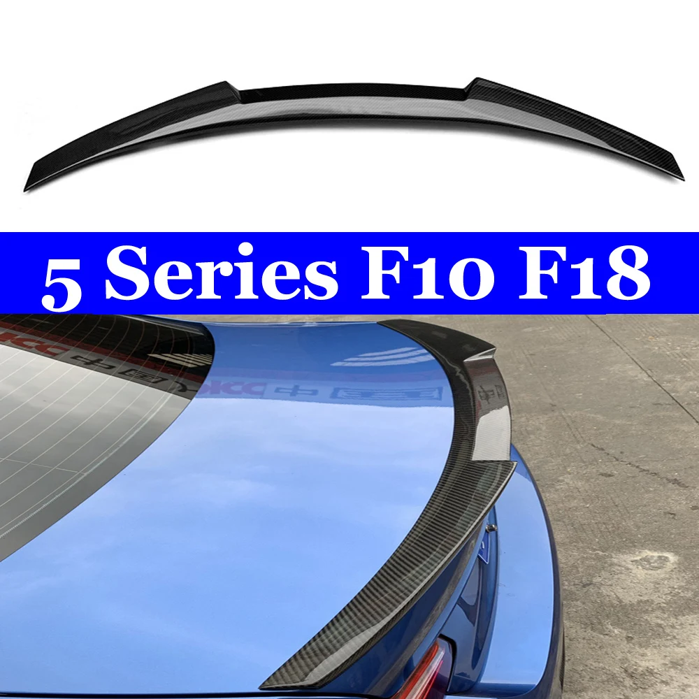 M4 Стиль для BMW F10 F18 карбоновый спойлер 2010-2016 M5 Спойлеры углеродное волокно задний