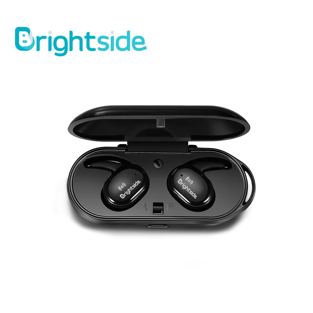 Brightside TWS 5,0 Bluetooth беспроводные наушники-вкладыши Наушники с микрофоном и зарядной док-станцией наушники Blutooth