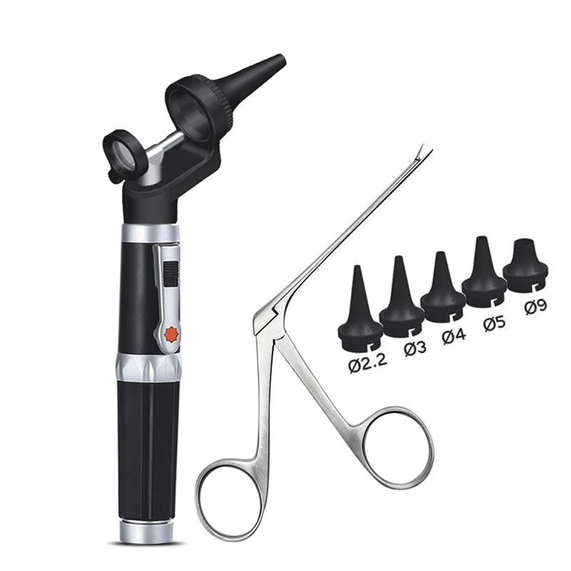Ear Cleaning Speculum Device Led Nose Earwax Remover Tweezer Hartman