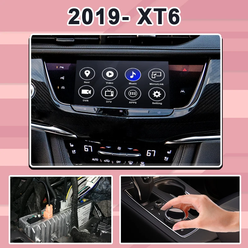 Android/carplay интерфейсная коробка для Cadillac XT6 с mylink intellilink CUE система навигации XT5 XT4 CT5 CT4 Lsailt