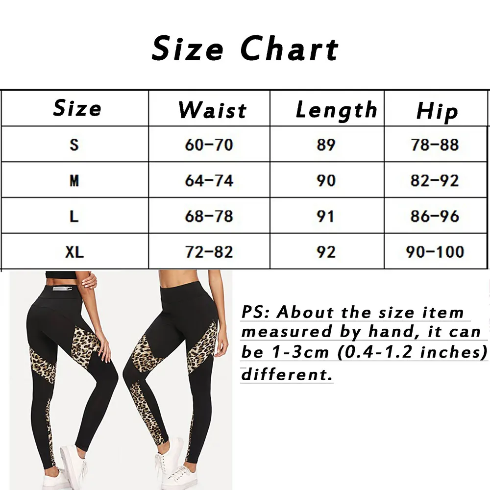 Workout Women Leggings Women High Waist Skinny Push Up Legging Sexy Elastic Trousers Stretch Jeggings Black Summer Leopard Pants