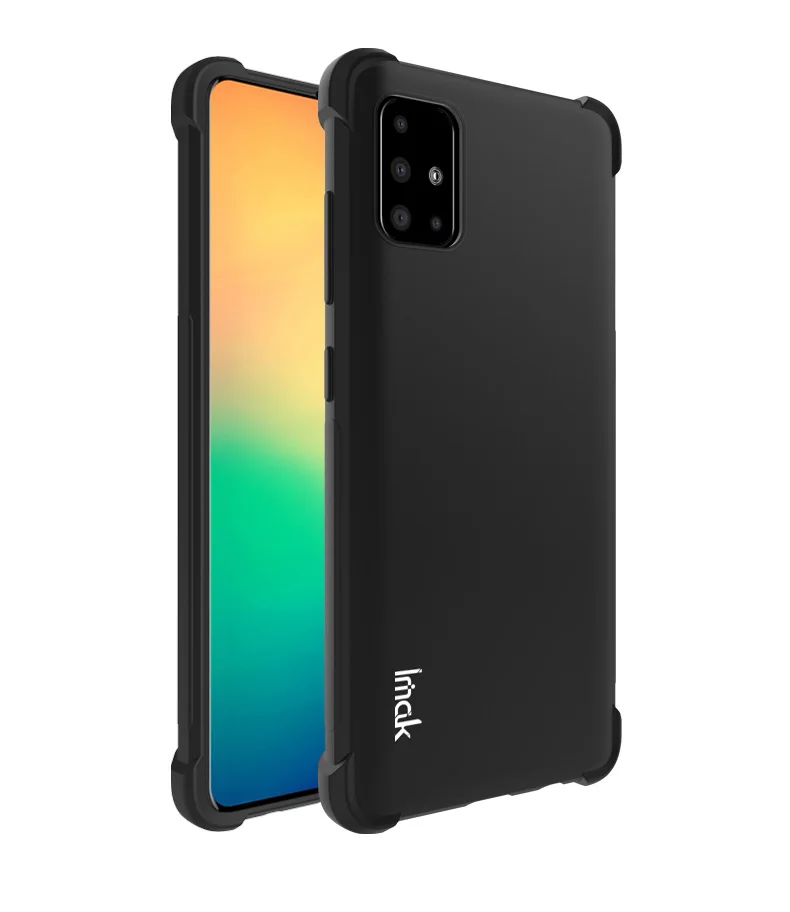 Версия с "воздушной подушкой" для samsung Galaxy A51 чехол с защитой экрана IMAK Мягкий ТПУ силиконовый чехол для телефона задняя крышка чехол для телефона s