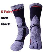 1/2/3/4/5 пар в партии Гольфы зимние Термальность лыжные Носки Для мужчин Для женщин спортивные носки для сноубординга термо Носки Велоспорт треккинг Пеший Туризм Носки