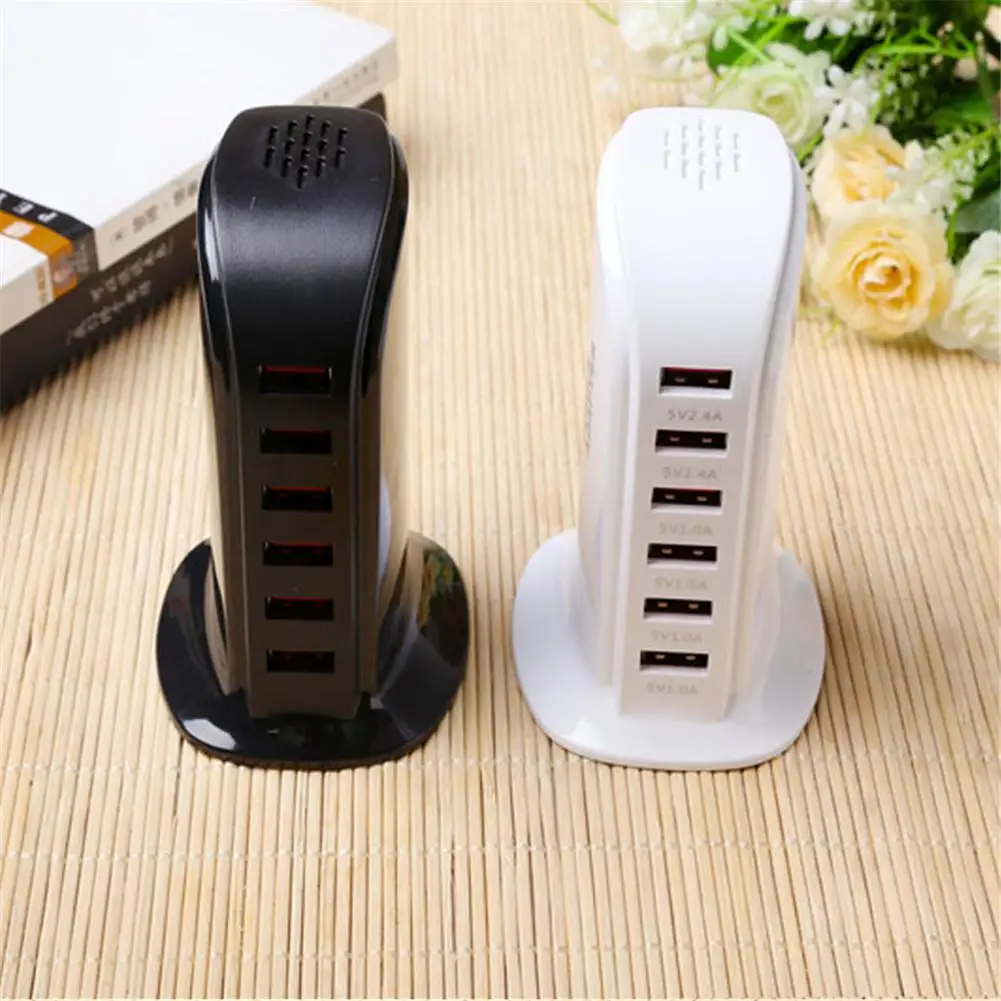 BEESCLOVER портативное 6 USB быстрое зарядное устройство зарядная док станция для Apple