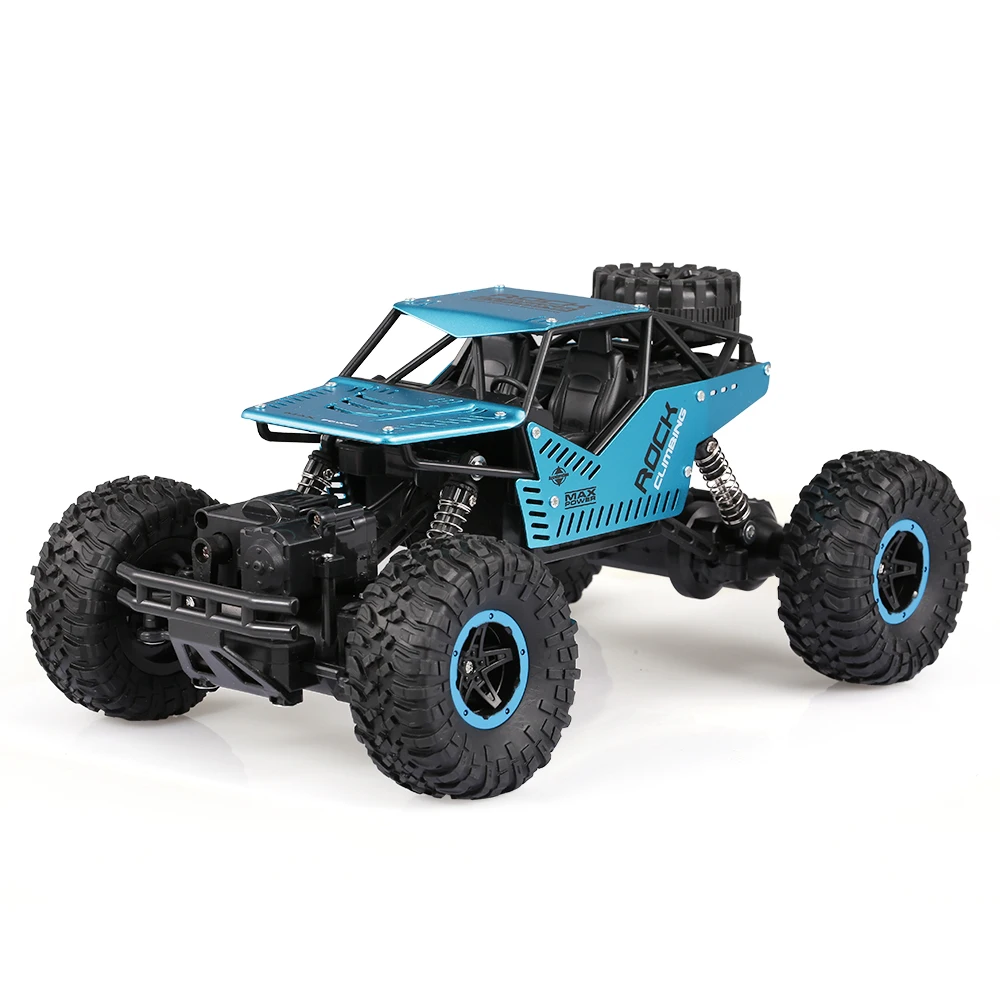 CX1809 RC автомобиль 1/16 4WD двойной мотор RC Рок Гусеничный внедорожный альпинистский автомобиль Рождественский подарок для мальчиков детская игрушка - Цвет: Синий