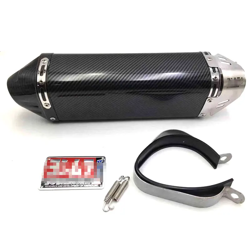 Мото rcycle Yoshimura moto rcycle выхлопная труба для Кавасаки Yamaha Honda KTM z800 ninja250 R6 - Цвет: 2