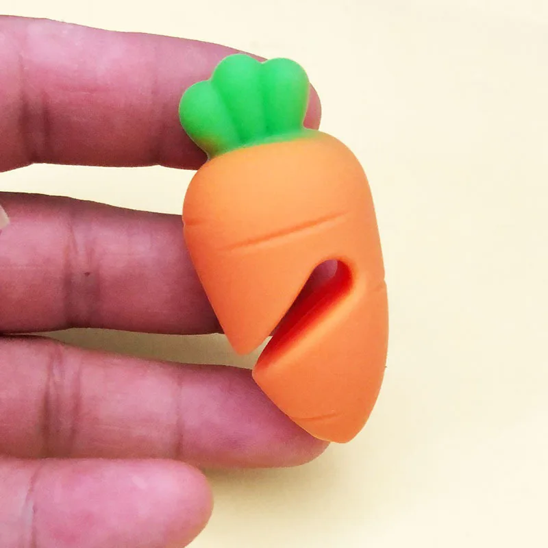 Anti-overflow carrot Предотвращение перелива практичные Кухонные гаджеты Рог саксофон горшок Чехлы против перелива подъемная суповая ложка полка держатель ложка подставки - Цвет: Anti-overflow carrot