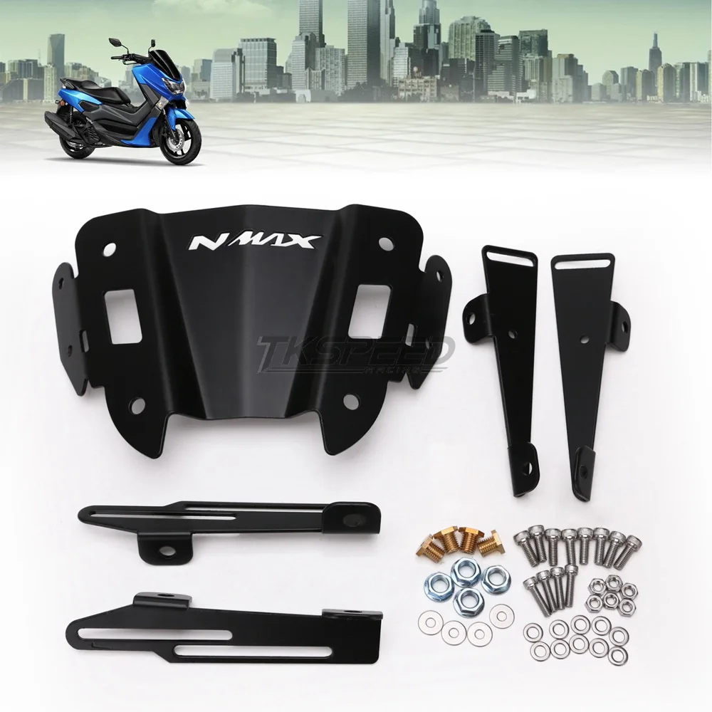 CNC мотоцикл NMAX заднего вида кронштейн для Yamaha NMAX155 125 150 заднего вида зеркала адаптер фиксированный стент держатель