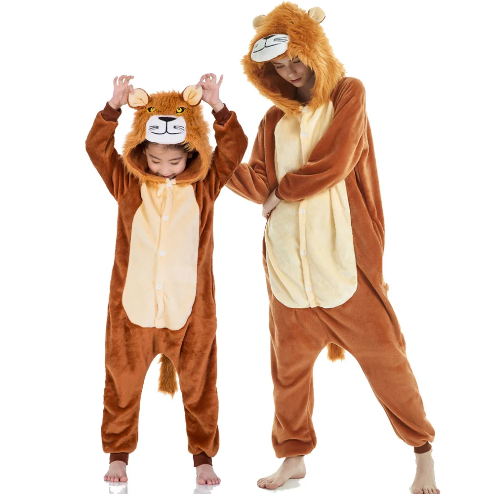 Christmas Onesie Kigurumi Kids Woman Unicorn Pajamas Winter Men Jumpsuit Halloween Anime Cosplay Costume New Year Clothes onesie pajamas