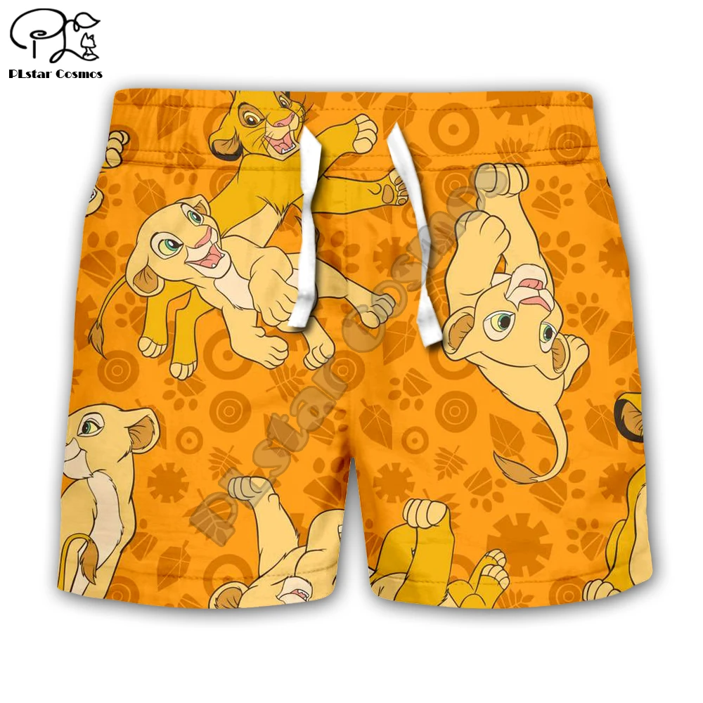 Толстовки с капюшоном с рисунком «Simba Nala The Lion King», детские толстовки с 3D-принтом на молнии, топ с длинными рукавами для мальчиков и девочек, штаны для дропшиппинга