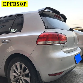 

For VW Golf 6 Spoiler ABS Material Car Rear Wing Primer Color Rear Spoiler For Volkswagen MK6 6 Spoiler 2010-2013
