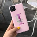 Letter - pink - I