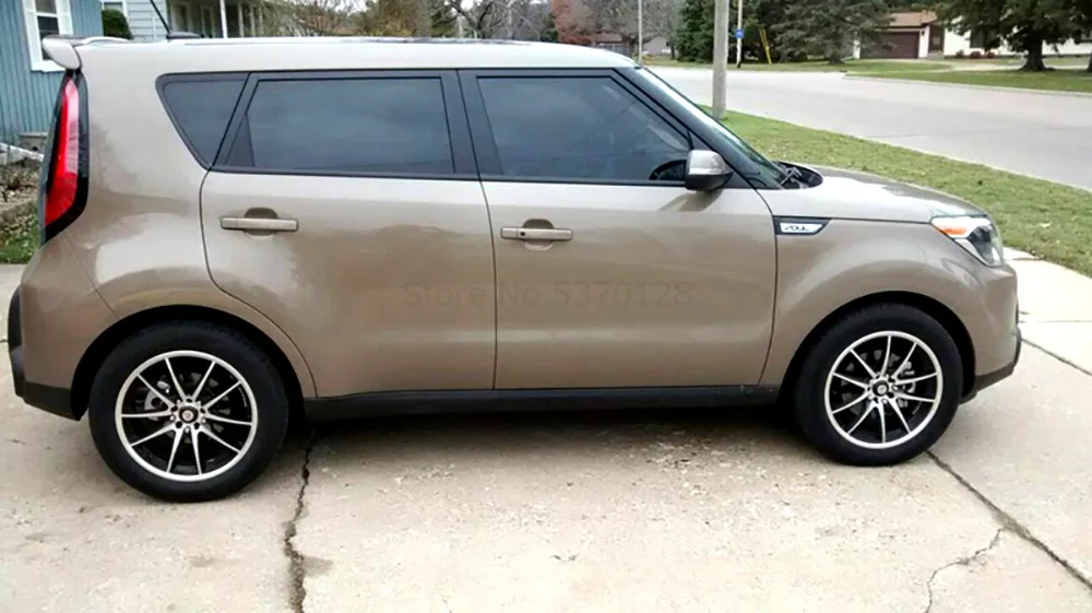 AITWATT для Kia Soul черный спойлер Высокое качество ABS Материал заднее крыло праймер цвет задний спойлер для автомобиля