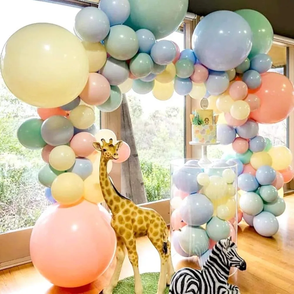 100 шт латексные воздушные шары Макарон 10 дюймов розовые воздушные шары для свадьбы, дня рождения, вечеринки для детей, взрослых, украшения на день рождения