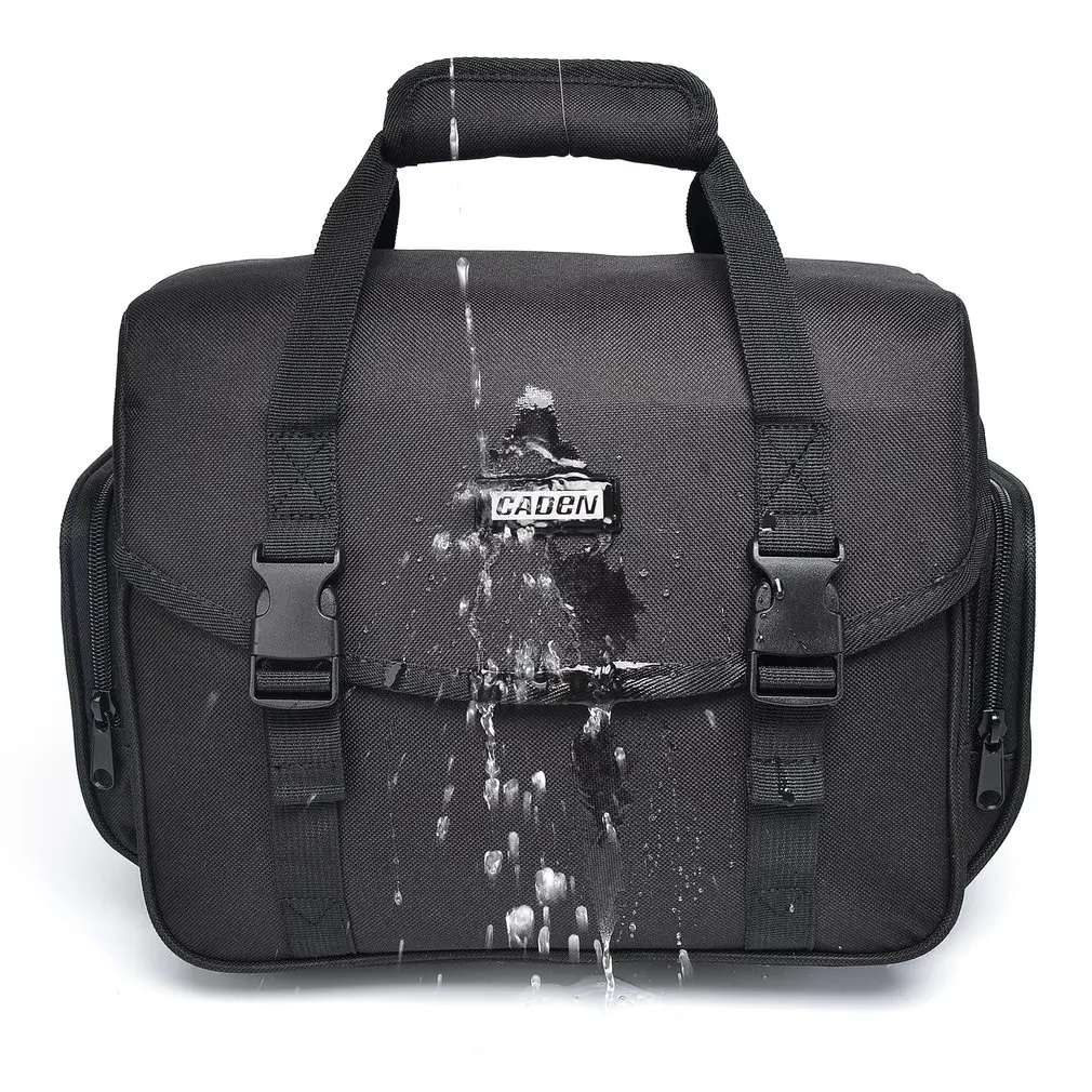 CADEN водонепроницаемая сумка для камеры Сумка через плечо многофункциональная Фото сумка для Canon Nikon sony DSLR чехол для цифровой камеры на открытом воздухе