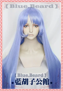 

My Hero Academia Hado Nejire Cosplay Wigs High-temperature Fiber Synthetic Hair Lilac Long Straight Hair + free hair net