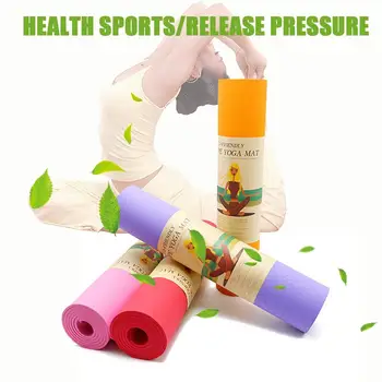 

Hot Sale Yoga Mats Not Easy to Damage Men Women Thick Single Color Double-sided Use Yoga Mats Gym Sports Pilates Pads