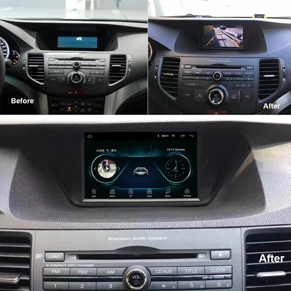YESSUN для Honda Accord 2009~ 2013 автомобильный Android мультимедийный плеер gps навигация большой экран Авто Радио Bluetooth Поддержка carplay