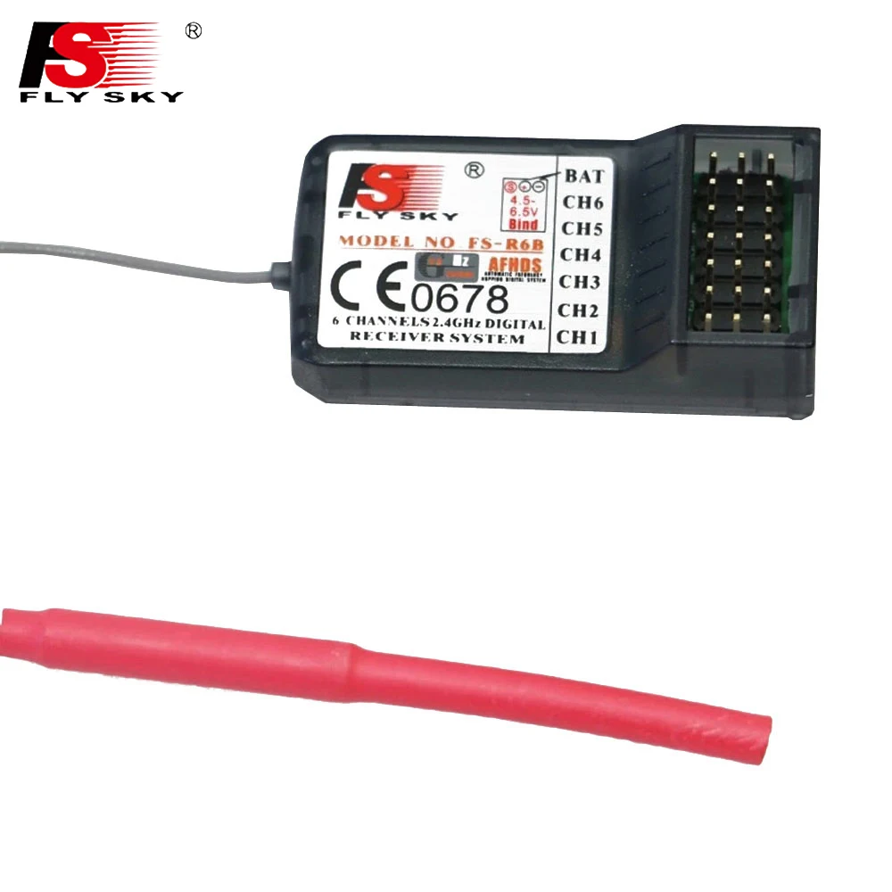 Приемник FlySky FS R6B 2 4 Ghz 6CH AFHDS для пульта дистанционного управления передатчиком i6