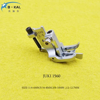 

three synchronous double needle sewing machine with a knife foot presser for 1560