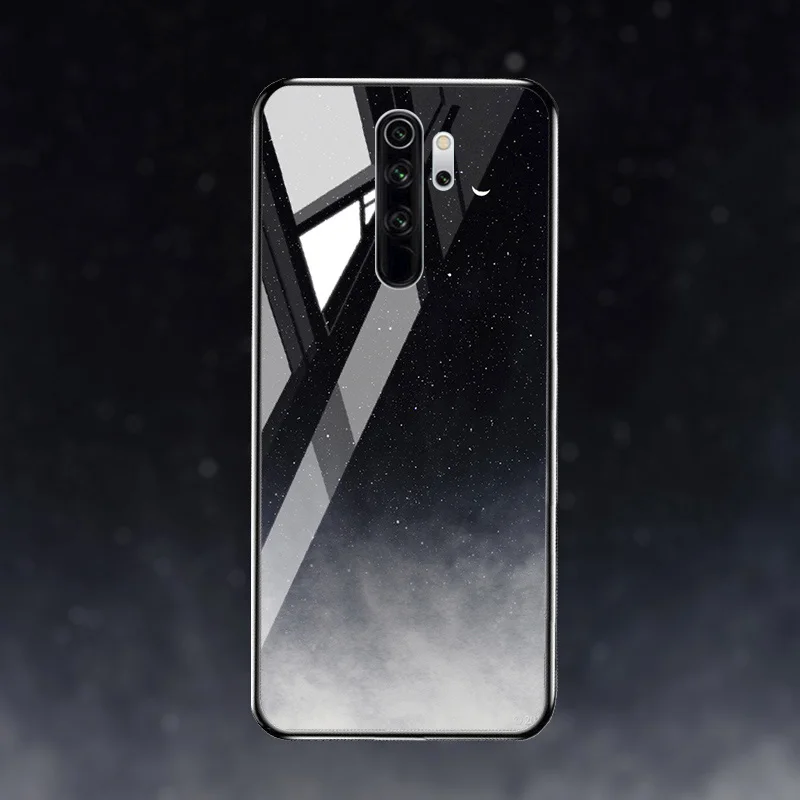 Чехол из закаленного стекла для Xiao mi Red mi Note 8 Pro 7 7A чехол-бампер для Xiaomi mi 9T A3 9 lite 8 SE Note 10 CC9 Pro чехлы - Цвет: M064