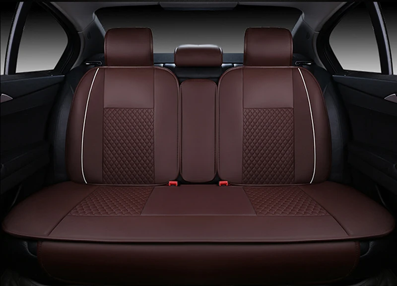 Кожаный чехол для сиденья Volkswagen polo 9n vw polo sedan 6r touareg passat b3 Golf 7 caddy Tiguan все модели автомобильные аксессуары