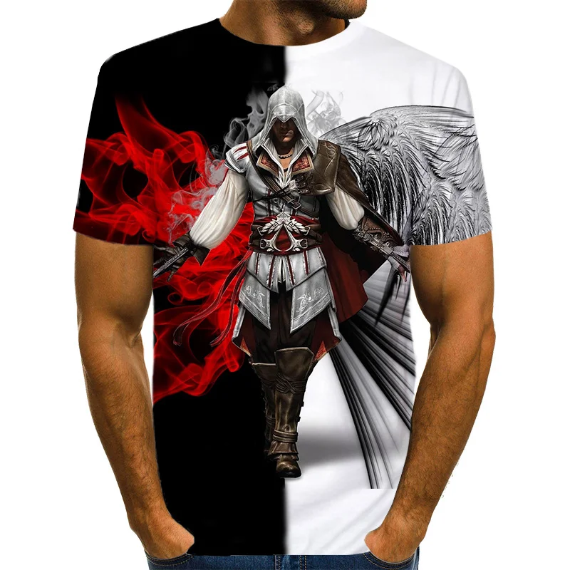 Call of duty Game 3D T-shirt streetwear for men and women popular short sleeves hrarjuku Game character casual tops t-shirts men