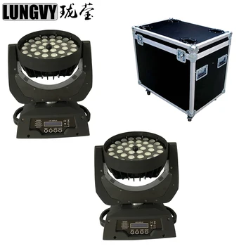 

Free Shipping 2pcs/Lot Flightcase Packing 36X10W Moving Head Light RGBW 4IN1 Zoom Led Wash Beam Effect DMX512