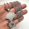 ICP Insane Clown Posse Pendant Necklace Riddlebox Stainless Steel Charms twiztid rare juggalo Jewelry 4mm 24 inch 1