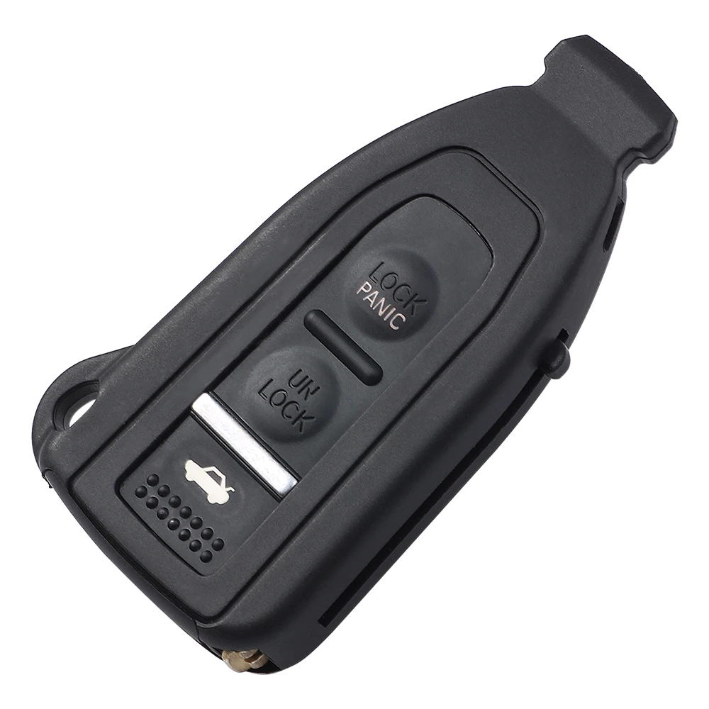 DIYKEY Smart Proximity Remote Car Key Shell Case Housing 3 Button for Lexus LS430 2002 2003 2004 2005 2006 Fob HYQ12BZE key case car key shell