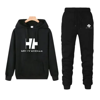 

Spring and autumn men's Hoodie suit fashion brand sports Pullover bodysuit round neck and plush men's BODYSUIT