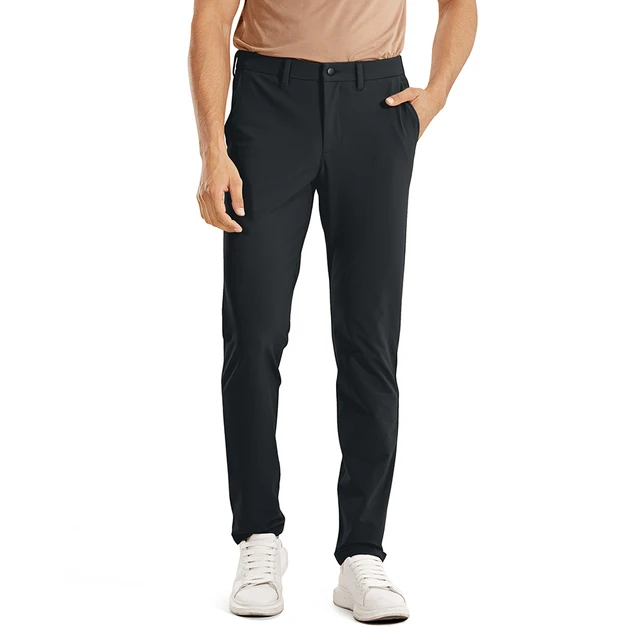 CRZ YOGA Men's Skinny Travel Pants 