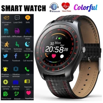 

Smart Bracelet With 1.54 Inch Color Screen Sports Touch IP67 Waterproof Heart Rate Blood Pressure Sleep Remind Bracelet