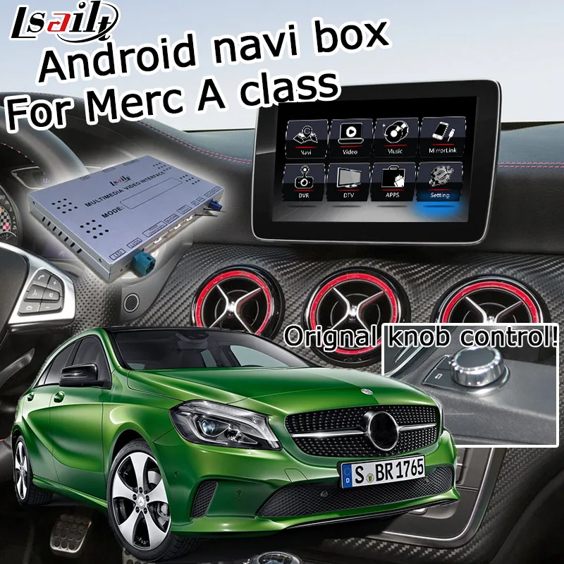 Android / carplay интерфейс для Mercedes benz A class W176 NTG 5 0 Audio20 COMAND видео GPS навигация коробка от