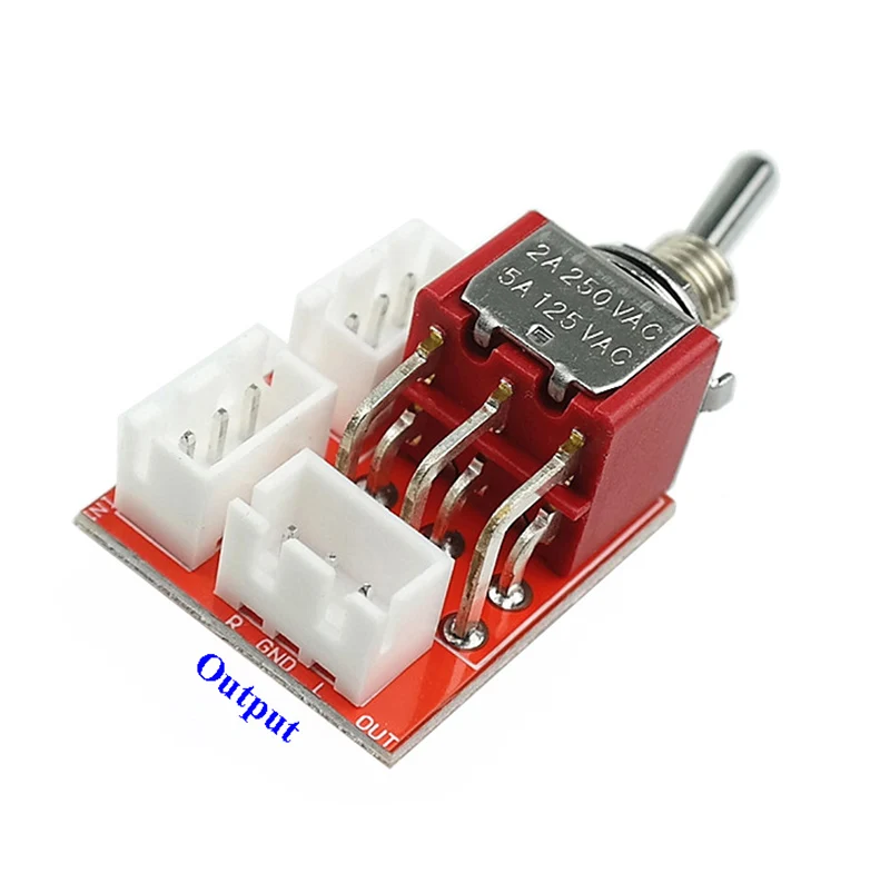 Audio Signal Switch Board AV RCA Dual Channel Signal Selector Switching Board