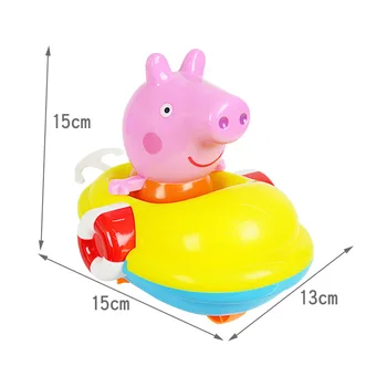 

Original peppa pig kayak rowing boat baby play water toy clockwork toy boat movable children beach bath toys boy girl pink pig