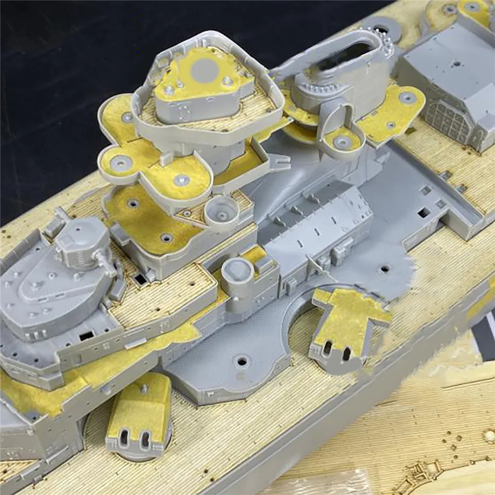 Модель корабля деревянная настилка Маскировочный лист для шкалы 1/350 Бисмарка