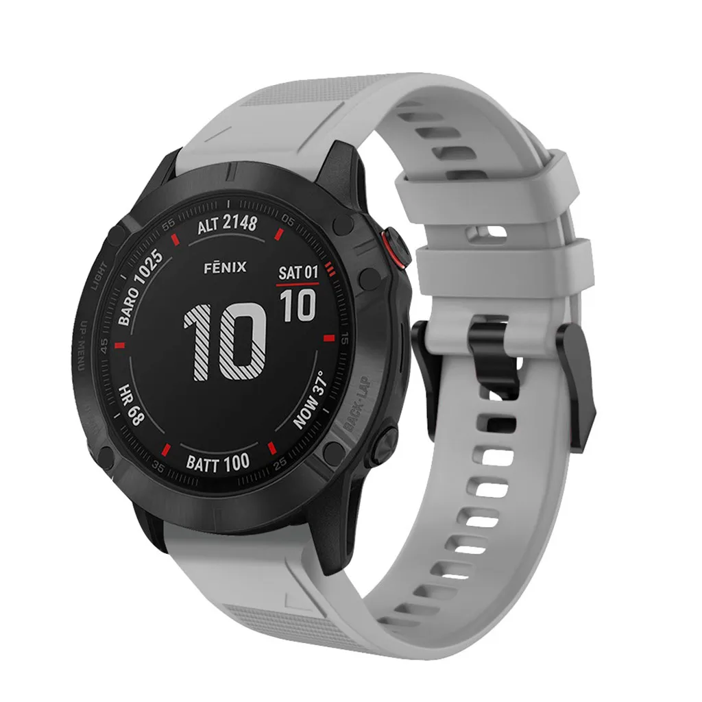 

Ouhaobin Watch Band For Garmin Fenix 6X/Fenix 6XPro Silicone Quick Release Watch Band Wrist Strap smart wristband Accessories