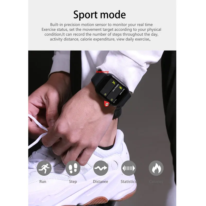  Bluetooth Call Smart Watch GPS IWO 9 1:1 SmartWatch 44mm Heart Rate Monitor 44MM Series 4 for Men W - 4000164073864