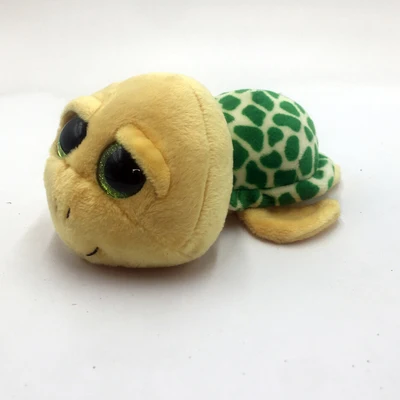 25cm Ty Big Eyes Beanie Velvet Zippy The Yellow Turtle Plush Animal Toys  Stuffed Doll Tortoise Gift Medium Size|Stuffed & Plush Animals| - AliExpress
